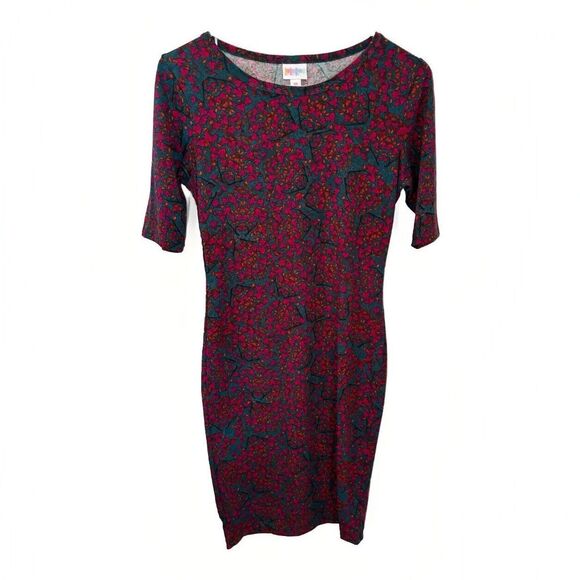 LuLaRoe Womens Dress Size XS Julia Multi-Color Dress - Picture 1 of 4